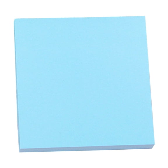 Btomtd Self-Adhesive Memo Pads, 3" x 3" Sticky Notes for Home Office Workspace, 100 Sheets Sticky Note ,Blue