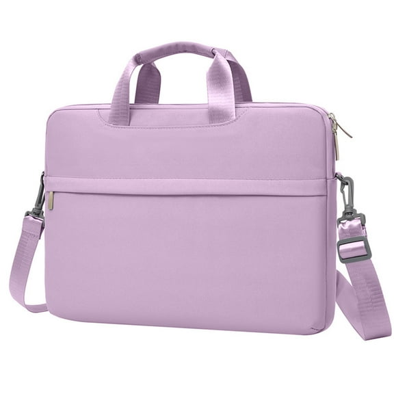 Btomtd Shoulder Bag for Laptop or Tablet, Sleek Messenger Bag with Water-Repellent Fabric, Lasting and Protective Carry-All Handbag for Work and Student Use, Purple