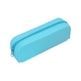 thumbnail image 1 of Btomtd Silicone Pencil Case, Solid Color Soft Waterproof Stationery Bag, Large Capacity Portable Zipper Pencil Pouch for Student and Office, Blue, 1 of 6