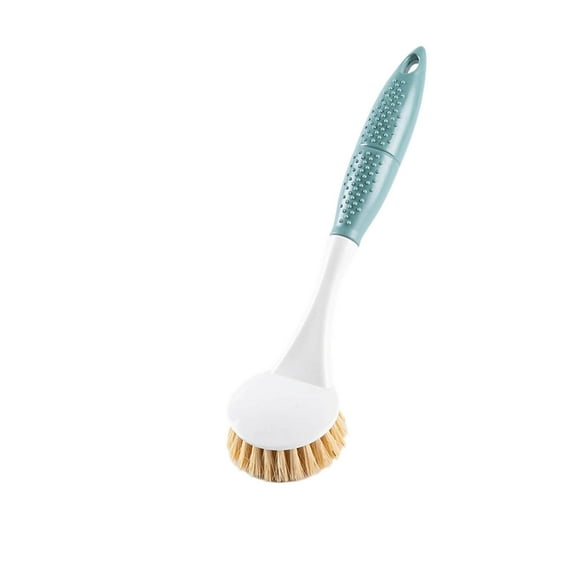 Btomtd Sisal Scrub Cleaning Brush with Handle for Pans Pots Dishwashing Brush Cleaner Heavy Duty Kitchen Tool, Green