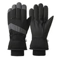 thumbnail image 1 of Btomtd Ski Gloves for Winter, Men's and Women's Cycling Outdoor Gloves with Windproof Fleece Lining, Water Tight and Non Slip Warm Gloves, Dark Gray, 1 of 5