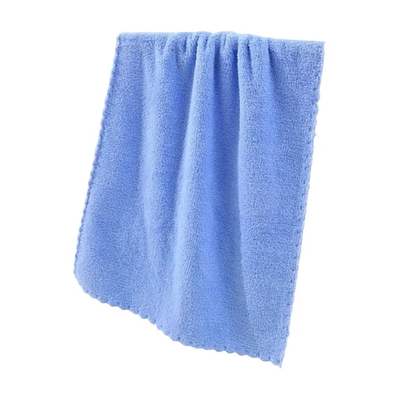 Btomtd Soft Absorbent Face Towels for Home Bathroom, Breathable Hand Towels, Bath Towels for Drying and Washing, Size 29.5" x 13.8", Light Blue
