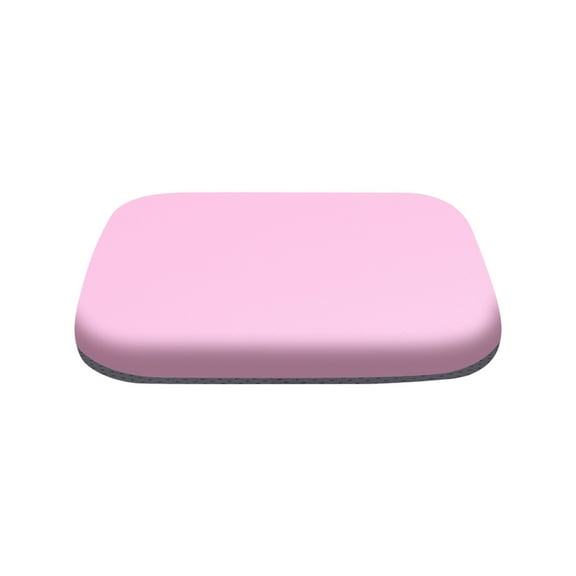 Btomtd Soft Slow Rebound Foam Seat Cushion for Long Sitting Non-Slip Breathable Chair Cushion for Office Kitchen Restaurant Classroom and Car - 15.74x15.74 inch, Pink
