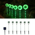 thumbnail image 1 of Btomtd Solar Halloween Eyeball Light LED Ground Insertion Lamp 6 Eyeballs for Ghost Festival Horror Courtyard Decoration Spooky Solar Powered Outdoor Light, Green, 1 of 4