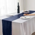 thumbnail image 1 of Btomtd Solid Color Glitter Table Runner for Wedding Parties, Glitter Table Runners in Multiple Colors, Wedding Table Cloth and Cover for Home Decor, 71"x12", Navy, 1 of 6