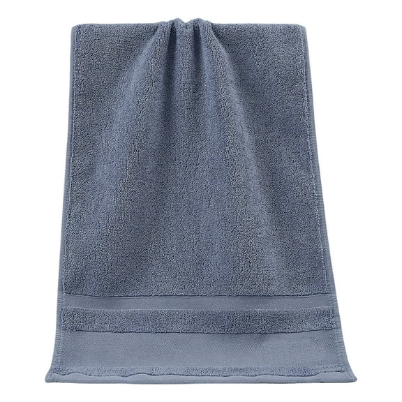 Btomtd Solid Color Hand Towel Absorbent and Soft Face Towel Easy Care Suitable for Home Use or as a Gift Towels - 29.13'x13.38', Navy