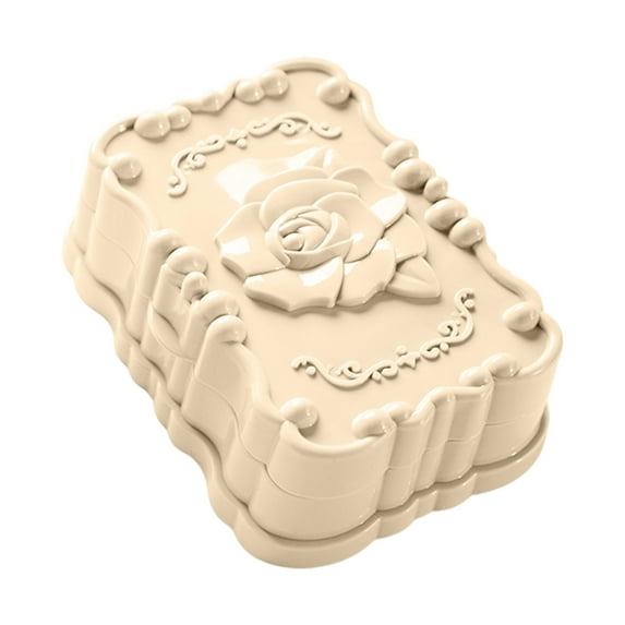 Btomtd Solid Color Soap Holder with Lid for Shower, High End Travel Soap Case and Storage Box, Household Soap Dish for Bathroom and Toilet, Yellow