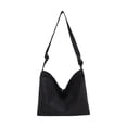 thumbnail image 1 of Btomtd Solid Color Women's Shoulder Bag, Casual Fashion Multipurpose Handbag and Purse, Convenient Messenger Bag and Crossbody Bag for Daily Use, Black, 1 of 6