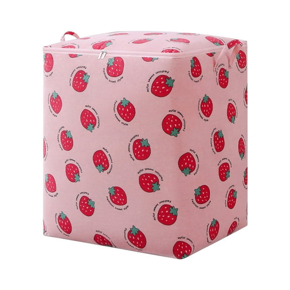 Btomtd Sorting Storage Solutions for Household Clothing and Quilt Storage Bags Large Capacity, 100L, Pink