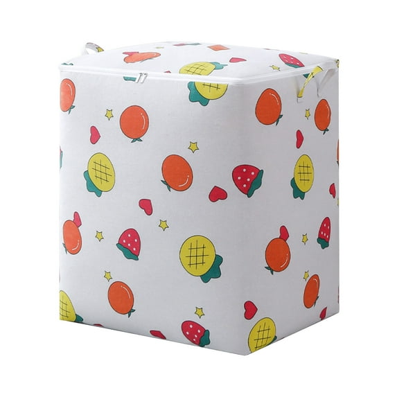 Btomtd Sorting Storage Solutions for Household Clothing and Quilt Storage Bags Large Capacity, 100L, White