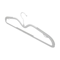 Btomtd Space Saving Garment Hangers Non-slip Thickened Short Neck Clothes Hangers for All Kinds of Clothes Wet or Dry, White