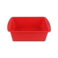 thumbnail image 1 of Btomtd Square Cake Baking Pan, Household Cake Making Tool Cake Molds for Easy Release, Non-Stick Baking Tray and Baking Sheet for Oven Use, Size 7"x7", Red, 1 of 4