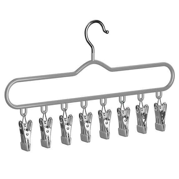 Btomtd Stainless Steel Hook Drying Rack with 8 Clips, Multifunctional ...
