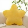 thumbnail image 1 of Btomtd Star Shape Throw Pillow Cream Velvet Pillow Soft Decor Pillow Accent Cushion Pillow Bedroom Gift Pillow 11.81 x 11.81inch ,Yellow-S, 1 of 4