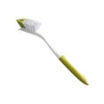 thumbnail image 1 of Btomtd Stiff Bristle Dishwashing Brush with Spatula Scrub Brush for Pots Pans Sink Cleaning Brush for Kitchen, Yellow, 1 of 6