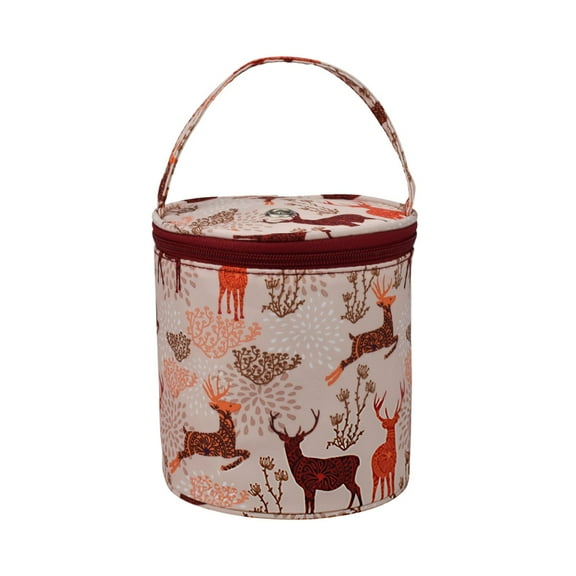 Btomtd,Storage Bins With Lids Wool Bag Storage Organizer Yarn Storage Bag Knitting Bag Portable Yarn Holders Carry Case Storage For Crochet Hook Travel Crochet Hook Organizer