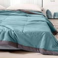 thumbnail image 1 of Btomtd Summer Cooling Blanket, Ice‑Feel Summer Air Conditioner Quilt, Washable Lightweight Comforter for Hot Sleepers & Night Sweaters, 39" x 55" (Blue), 1 of 8