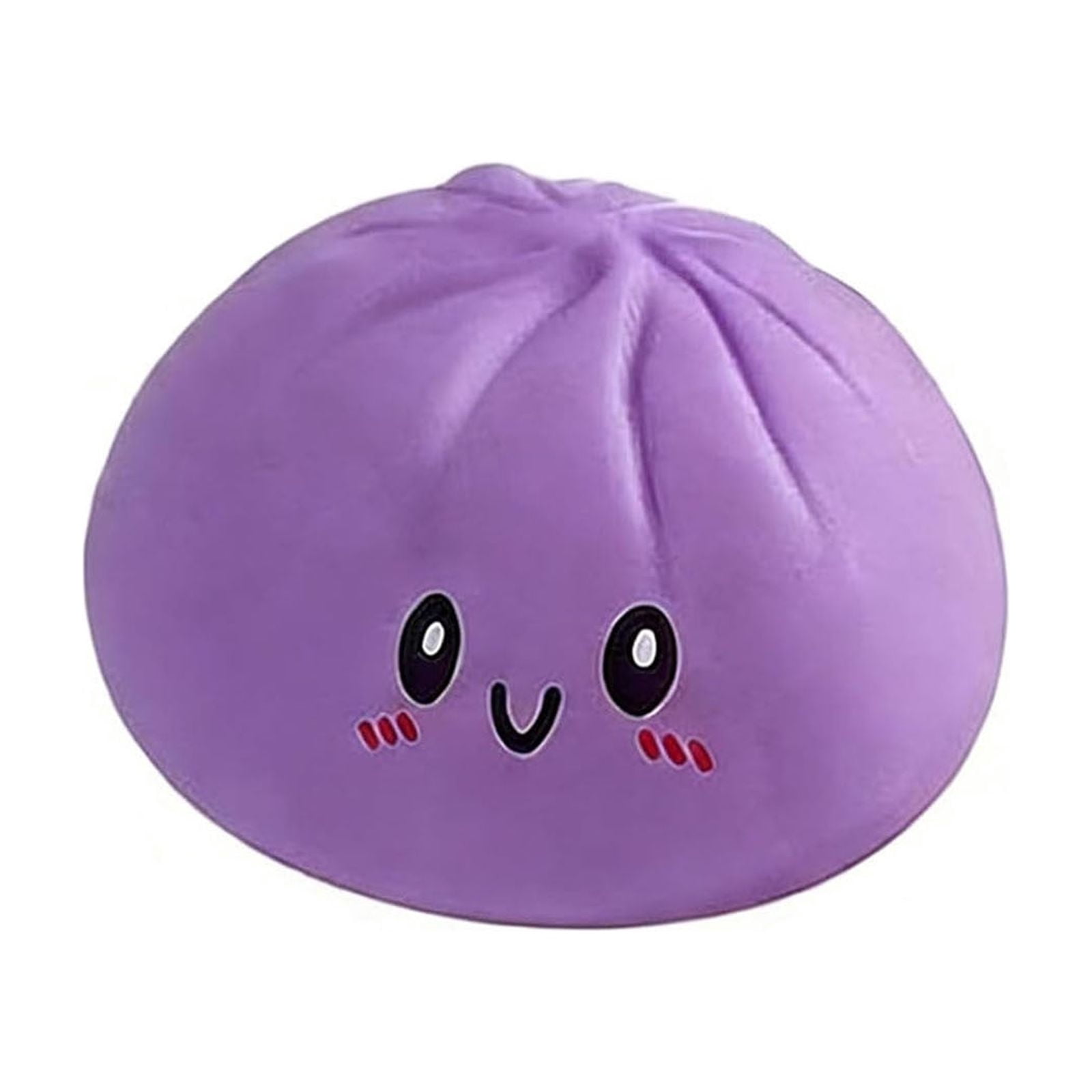 Btomtd Super Sized Bun Stress Ball, 9.8inch/25cm Soft Mushy Dough, Anxiety Relief Fidget Squishies Toys for Adults and Teens (9.8", Bun, Purple)