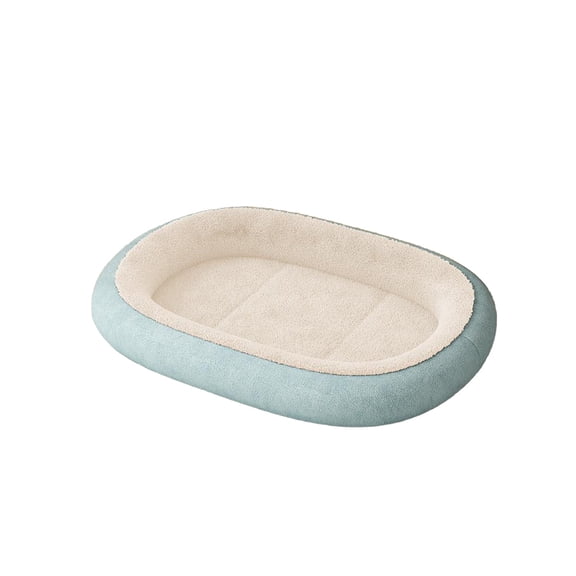 Btomtd Super Soft Pet Bed Mattress for Dog Crate, Cozy and Warm Cat Bed and Dog Bed, Comfortable Plush Pet Mat for House Use, Suitable for Small and Medium Dogs, Green