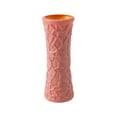 thumbnail image 1 of Btomtd Tabletop Decor Vase and Planter, Plastic Flower Pot with Glazed Look, Living Room Plant Container for Home Decor, Orange, 1 of 7
