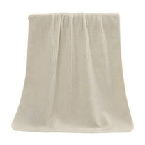 Btomtd Thick and Soft Absorbent Bath Towels for Bathroom Use Plush Household Towel for Face and Body Great Gift Idea in Solid Color Towels - 55.11'x27.55', Beige