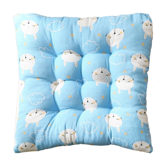 Btomtd Thickened Chair Cushions for Home and Office, Four-Season Butt Pads with Breathable Cotton and Linen, Soft Seat Cushions and Chair Pads with Enhanced Support, Size 16"x16", D