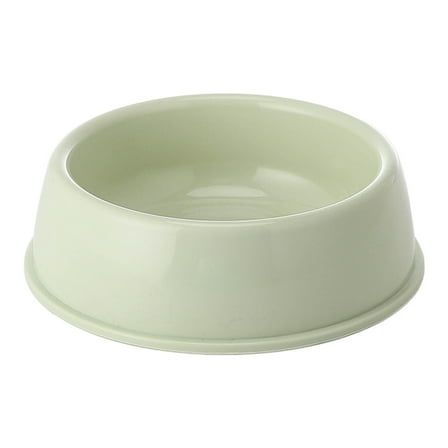 Btomtd Thickened Plastic Pet Bowls for Indoor Use, Non-Slip Dog Bowls and Cat Bowls, Non-Spill Food and Water Dishes for Pet Daily Meals, Green