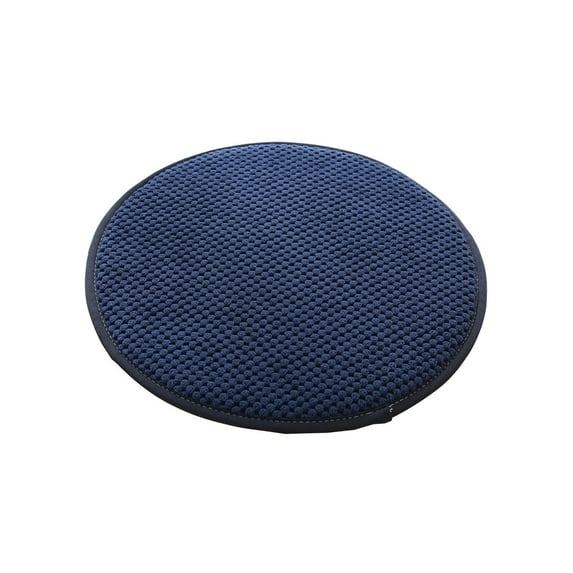 Btomtd Thickened Round Seat Cushion for Solid Wood Stools Four Seasons Comfort Sponge Chair Cushion for Home and Kitchen Use - 15.74x15.74 inch, Black