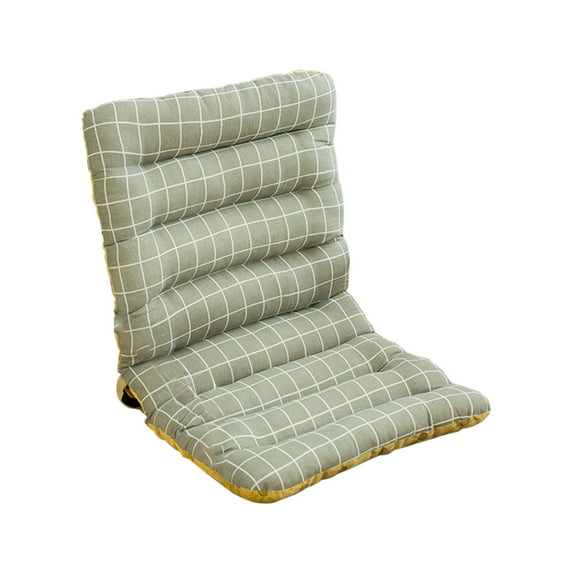 Btomtd Thickened Seat Cushion with Attached Backrest Cushion, Supportive Chair Cushions for Office and Home, Versatile Seat Pads for Long Time Sitting, Size 33"x18", Gray