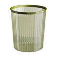 thumbnail image 1 of Btomtd Transparent Trash Can with Pressure Ring Garbage Can for Home Living Room Kitchen Bathroom Wastebasket, Light Green, 1 of 6