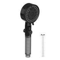 Btomtd Turbo Shower Head Home Bath Shower Nozzle Water Heater Filter Shower ,10 Bathing Modes, One Pressurised Water Stop Function Shower Head.