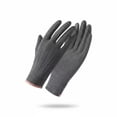 thumbnail image 1 of Btomtd Unisex Winter Gloves with Brushed Fleece Thermal Lining, Cold Proof Touchscreen Warm Gloves for Cycling, Travel, Windproof Driving and Outdoor Sports, Gray, 1 of 9