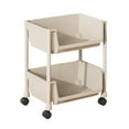 thumbnail image 1 of Btomtd Versatile Storage Trolley Shelf Kitchen and Living Room Organizing Rack Unit Sturdy Storage Rack, A, 1 of 7