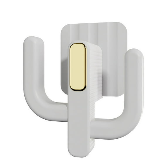 Btomtd Wall Mounted Draining Slipper Rack with Hooks Bathroom Shoe Storage Shelf for Wet Footwear Organization, White