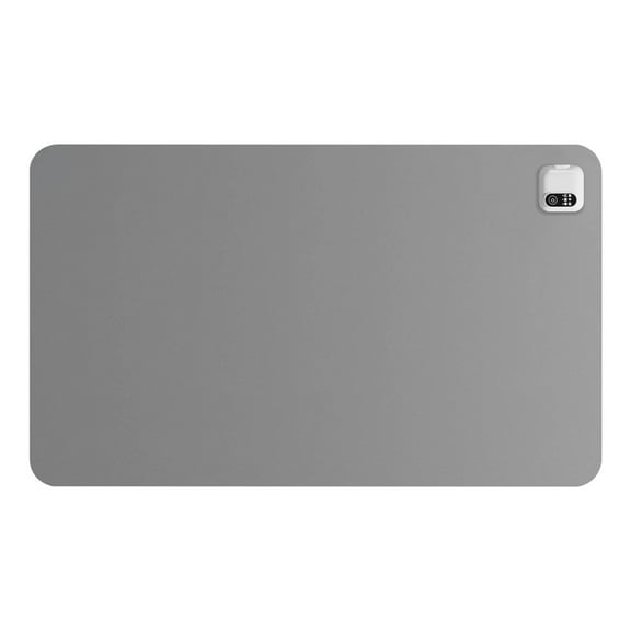 Btomtd Warming Desk Mat with Hand Warmer, Office Keyboard Heated Mouse Pad and Placemats for Student, Desktop Heating Mat for Study and Work, 24"x14", Gray