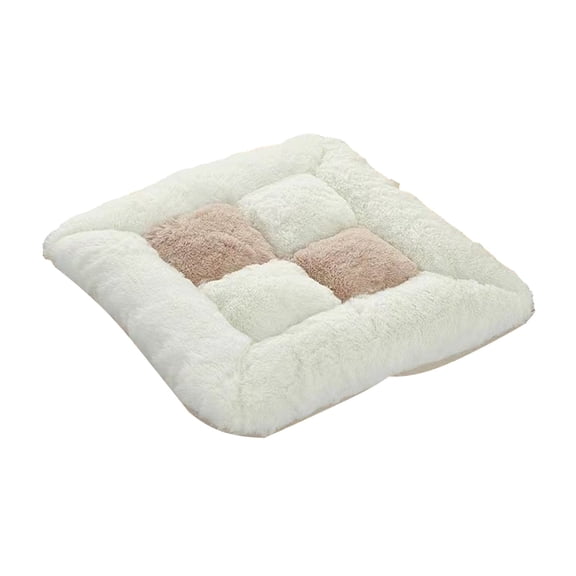 Btomtd Winter Insulation Cushions for Window and Chair, Thickened Butt Cushion for Bedroom, Lazy Back Cushions and Chair Pads for Living Room Seating, Size 16"x16", Beige