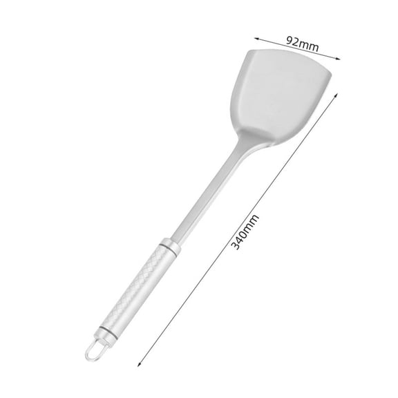 Btomtd Wok Spatula and Cooking Shovel Set, Long Handle Cookware Utensils and Kitchen Accessories, Wok Turner and Cooking Tool, Size 14.2", A