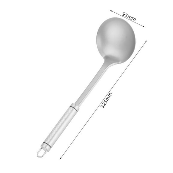 Btomtd Wok Spatula and Cooking Shovel Set, Long Handle Cookware Utensils and Kitchen Accessories, Wok Turner and Cooking Tool, Size 14.7", B