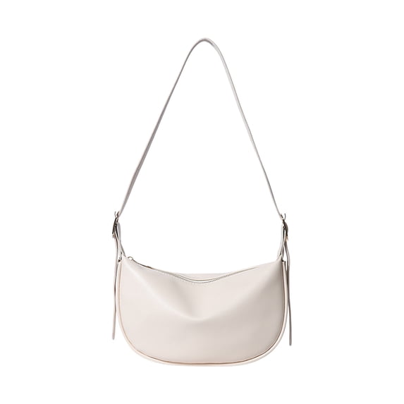 Btomtd Women's Casual Shoulder Bag, Reliable Messenger Handbag and Compact Purse, Multi Functional Crossbody Bag and Underarm Bag, White