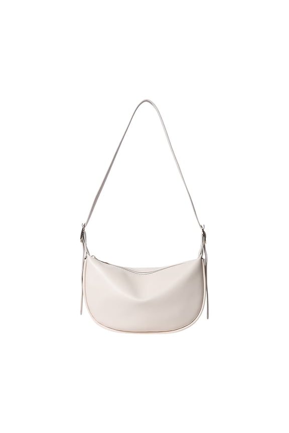 Women's Casual Shoulder Bag, Reliable Messenger Handbag and Compact Purse, Multi Functional Crossbody Bag and Underarm Bag, White