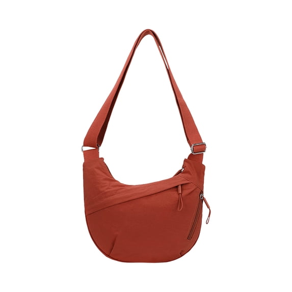 Btomtd Women's Commuting Shoulder Bag, Large Capacity Casual Tote and Armpit Bag, Versatile Concise Style Handbag and Crossbody Bag for Daily Fashion, Red