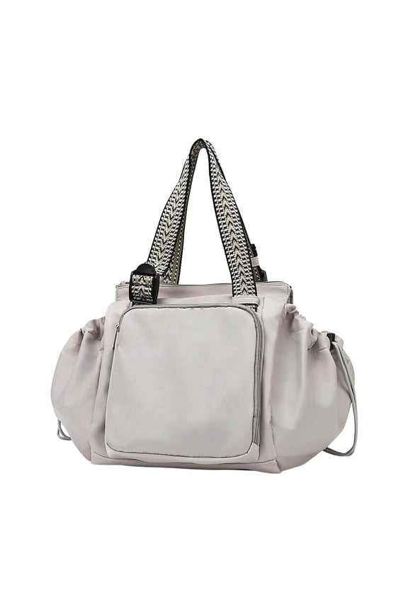 Women's Multifunctional Travel Organizer Tote Bag, Large Capacity Handbag for Casual Use, Shoulder Bag and Crossbody Bag with Multiple Compartments, Gray