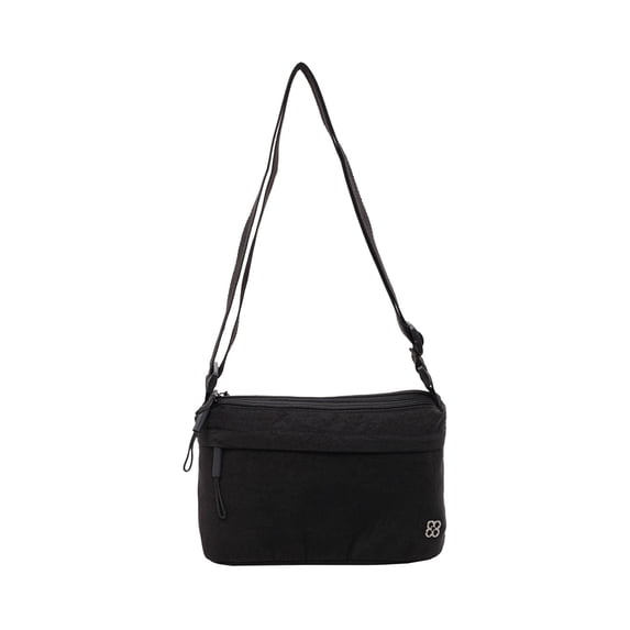 Btomtd Women's Small Square Shoulder Bag, Fashionable Lightweight Messenger Bag, Casual Crossbody Purse and Handbag for Evening and Daytime, Black