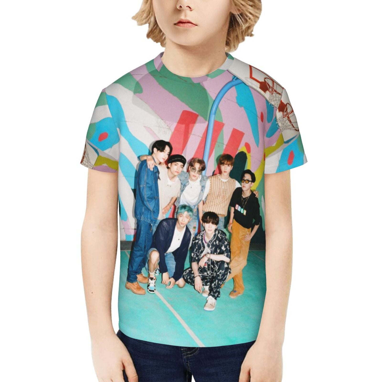 Bts Kids T-Shirt 3d Printed Graphic T-Shirts Boys Kuwait Ubuy