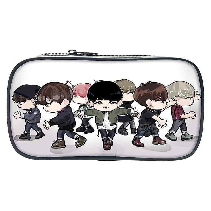 Bts Pencil Bag Bts Stationery Storage Bag Primary School Students ...