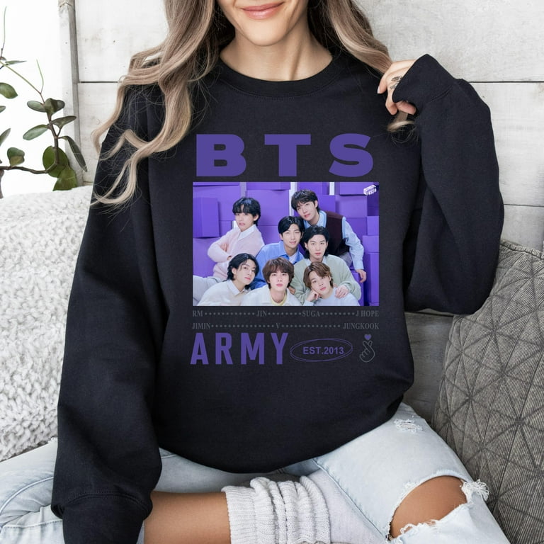 Bts Sweatshirt Kpop Sweatshirt Unisex Sweatshirt for Men and Women up to Size 4XL