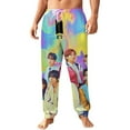 Kpop BTS Mens Joggers Sweatpants 3D Print Pants Novelty Graphic