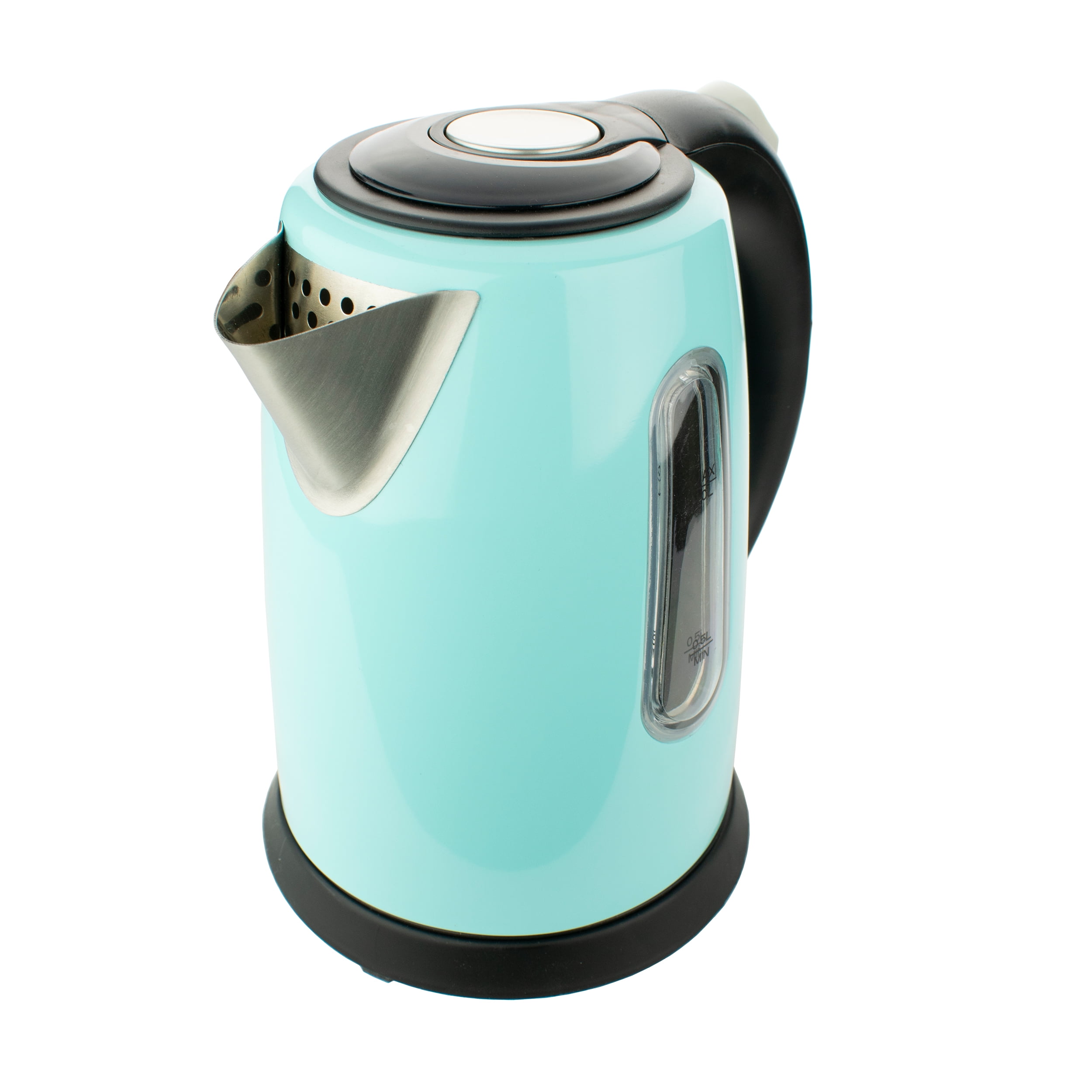 Aqua Blue Stainless Steel Cordless Electric Kettle, 1 Liter