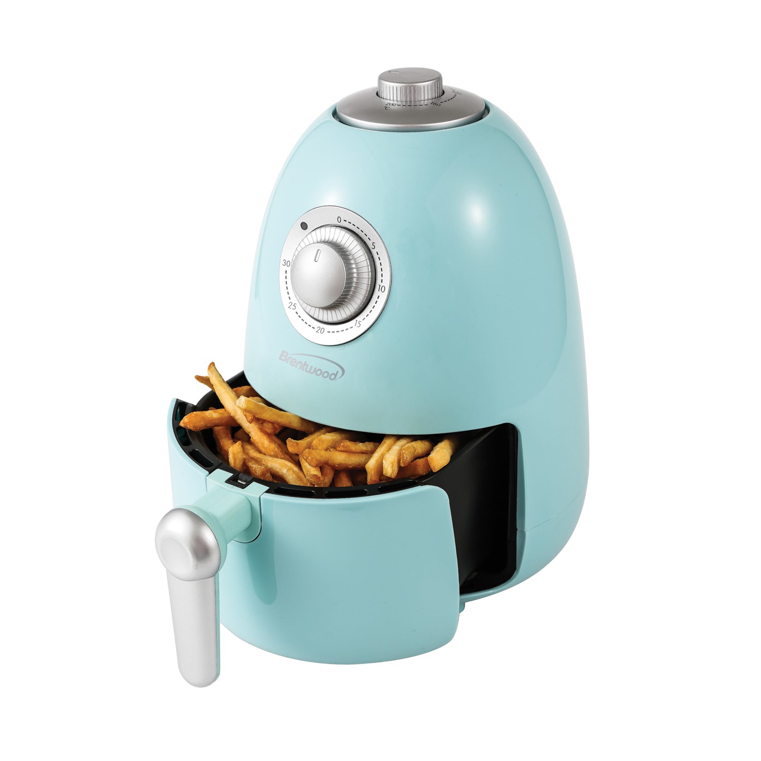 Brentwood Appliances AF-200BL 2-Quart Small Electric Air Fryer with Timer and Temperature Control (Blue)