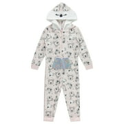 Btween Hooded Unicorn Onesie Girls